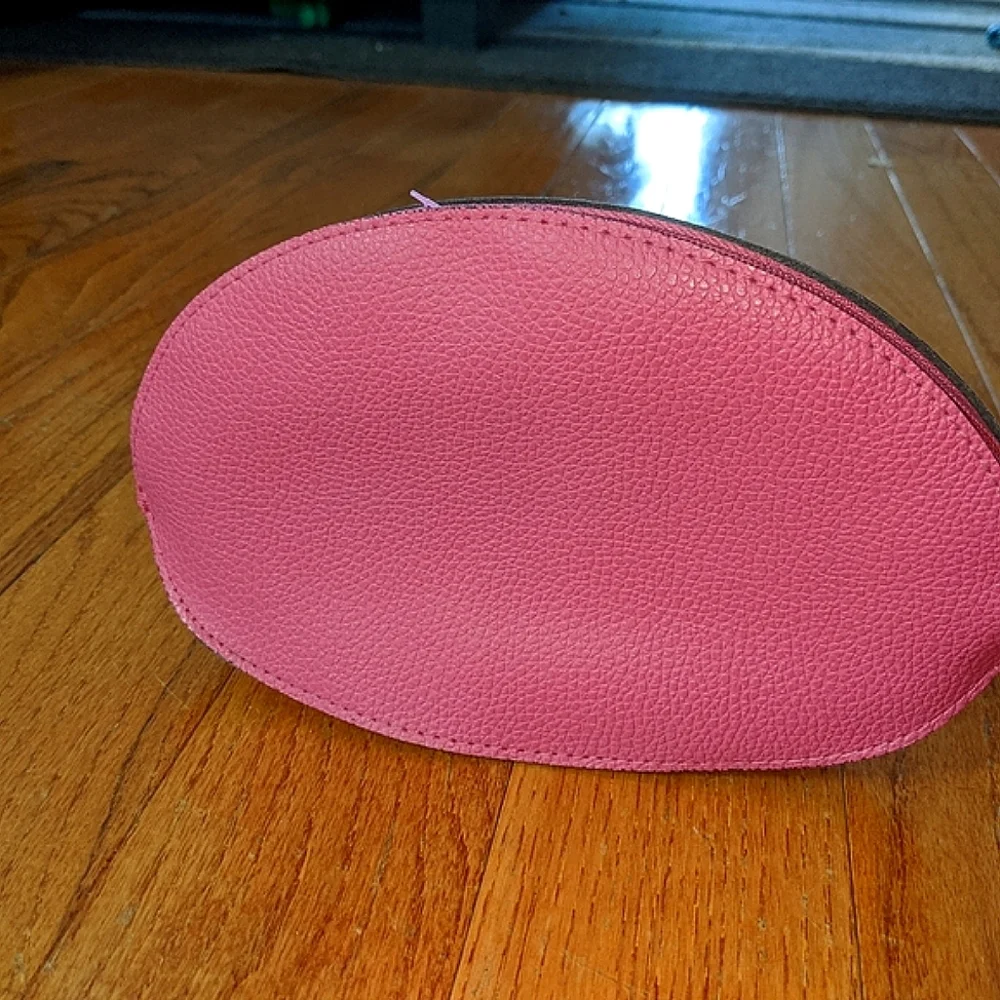 Estee Lauder pink cosmetic bag